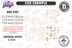 Baby Shower Tiered Tray Laser Cut|Baby Signs|Neutral Design Product Image 2