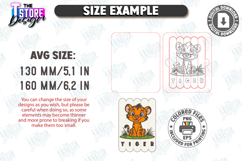 Kids Montessori Animal Puzzle Laser Cut, Educational Toy SVG Product Image 2