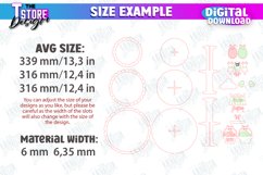 Easter Tiered Tray | Dessert Round Stand | Easter Signs |CNC Product Image 2