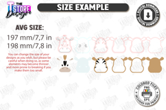 Animal Money Boxes Laser Cut Bundle|Piggy Bank|Coin Boxes Product Image 3