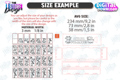 Kids Dominoes Laser Cut Bundle|Cute Animals SVG|Find a Match Product Image 2