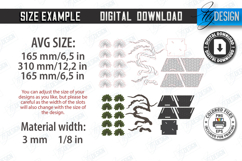 3D Bonsai Tree in Plant Pot Laser Cut Bundle|DIY|Constructor Product Image 2