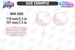 Wedding Cake Topper Laser Cut Design, Wedding Decor Product Image 2