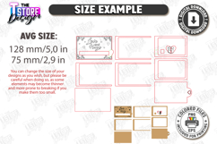 Valentine Gift Card Holders with Slider Laser Cut Bundle|CNC Product Image 12