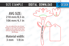 Wooden Flowers Laser Cut Bundle, Flower Bouquet for Mom SVG Product Image 2