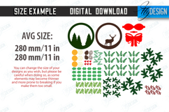 Christmas Wreath Paper Cut Bundle,Christmas Porch Decoration Product Image 2
