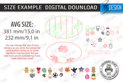 Interchangeable Home Sign Laser Cut | Wall Sign | Door Signs Product Image 2