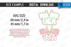 4th Of July Pins Laser Cut Bundle, Patriotic Brooches SVG Product Image 12