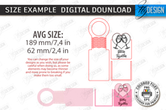 Valentine&#039;s Day Wine Bottle Tags Laser Cut|Wooden Card Tags Product Image 2