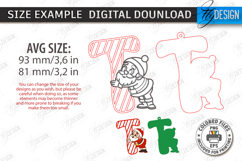 Christmas Letter Ornaments Bundle|Hanging Christmas Monogram Product Image 2