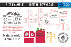 3D Christmas Countdown Laser Cut Bundle|Christmas Calendar Product Image 2