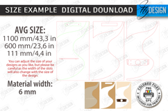 Lighted Wall Flower Holder Laser Cut | Modern Wall Art | CNC Product Image 2