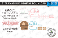 Kids Book Reading Tracker Laser Cut | Book Reading Progress Product Image 2
