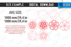 Mandala Coffee Table Laser Cut | Multilayered Coffee Table Product Image 3