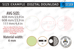 Lighted Wall Flower Holder Laser Cut | Modern Wall Art | CNC Product Image 2