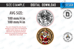 Christmas Sarcastic Coasters with Stand Laser Cut Bundle|CNC Product Image 22