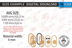 Lighted Wall Flower Holders Laser Cut Bundle|Modern Wall Art Product Image 6