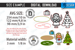 Christmas Stand Decor Laser Cut Bundle|Christmas Characters Product Image 2