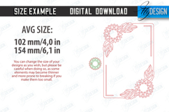 Wedding Invitation Laser Cut Design, Wedding Sunflower Decor Product Image 2