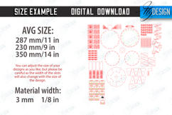 Christmas Carousel Laser Cut Design, 3D Christmas Decor SVG Product Image 2