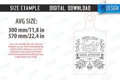 Christmas Cutting Board Laser Cut Bundle, Engraved Board SVG Product Image 2