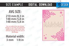 Easter 3D Paper Card SVG Bundle, Easter Layered Pop Up Card Product Image 2