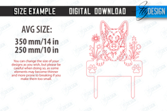 Custom Dog Memorial Garden Stake Laser Cut Bundle, Pets SVG Product Image 2