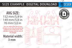 3D Valentine’s Tealight Candle Holder Laser Cut Bundle | CNC Product Image 2