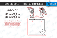 Nativity Drop Earrings Laser Cut Bundle|Pendant Earrings SVG Product Image 2