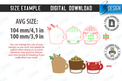 Family Hot Cocoa Mug Ornament Laser Cut Bundle,Christmas SVG Product Image 2