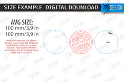 Pocket Wooden Maze Games Laser Cut Bundle|Coordination Games Product Image 2