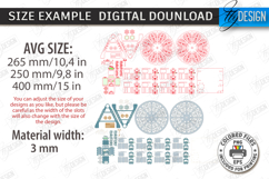 Wooden Ferris Wheel Model Laser Cut| Mini Ferris Wheel |Xmas Product Image 7