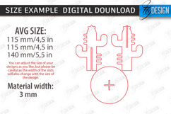Modern Jewelry Stands Laser Cut Bundle|Earrings Display Card Product Image 2