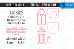 Gothic Candle Holders Laser Cut Bundle, Tea Light Holder Product Image 2