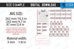 Teacher Perpetual Calendar Laser Cut Bundle,Desktop Calendar Product Image 2