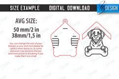 Dog Personalized Keychains Laser Cut Bundle, Dog Tags SVG Product Image 2