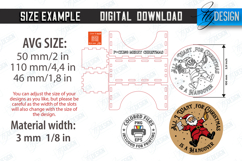 Christmas Sarcastic Coasters with Stand Laser Cut Bundle|CNC Product Image 2