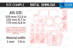 3D Halloween Lantern Laser Cut Bundle, Spooky Decor SVG Product Image 2
