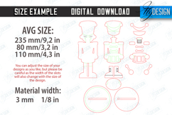 Wooden Nutcrackers Laser Cut Bundle, Christmas Decor SVG Product Image 3