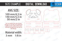3D Animal Glasses Holders Laser Cut Bundle, Eyeglass Stands Product Image 2