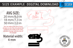 Cat Shaped Hooks Laser Cut Bundle|Shelf Sitter|Home Decor Product Image 2