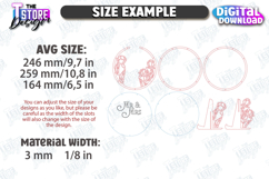 Wedding Decor Bundle Laser Cut, Invitations SVG, Photo Frame Product Image 7