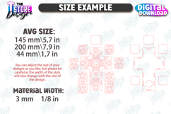 3D Cross Lanterns Laser Cut Bundle, Cross Standing Lamps SVG Product Image 2