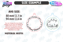 Christmas Ornament Laser Cut Bundle, Christmas Tree Decor Product Image 12