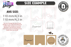 Pregnancy Announcement Boxes Laser Cut Bundle | New Born SVG Product Image 2