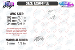 Wedding Decor Bundle Laser Cut, Invitations SVG, Photo Frame Product Image 15
