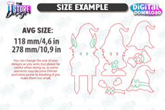 Halloween Gnomes Garden Stakes Laser Cut Bundle, Gnome Signs Product Image 2
