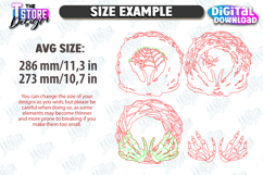 Halloween Door Wreath Laser Cut Bundle, Happy Halloween Sign Product Image 12