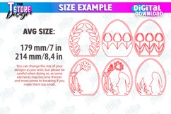 Easter Layered Decor SVG | 3D Easter Laser Cut |Happy Easter Product Image 2