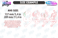 Music Multilayered Wall Decor Laser Cut, Musical Mandala SVG Product Image 2